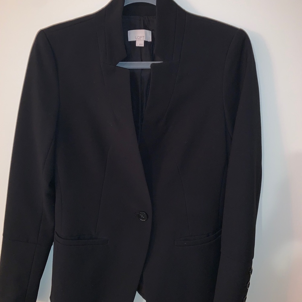LOFT Notch-Collared Blazer